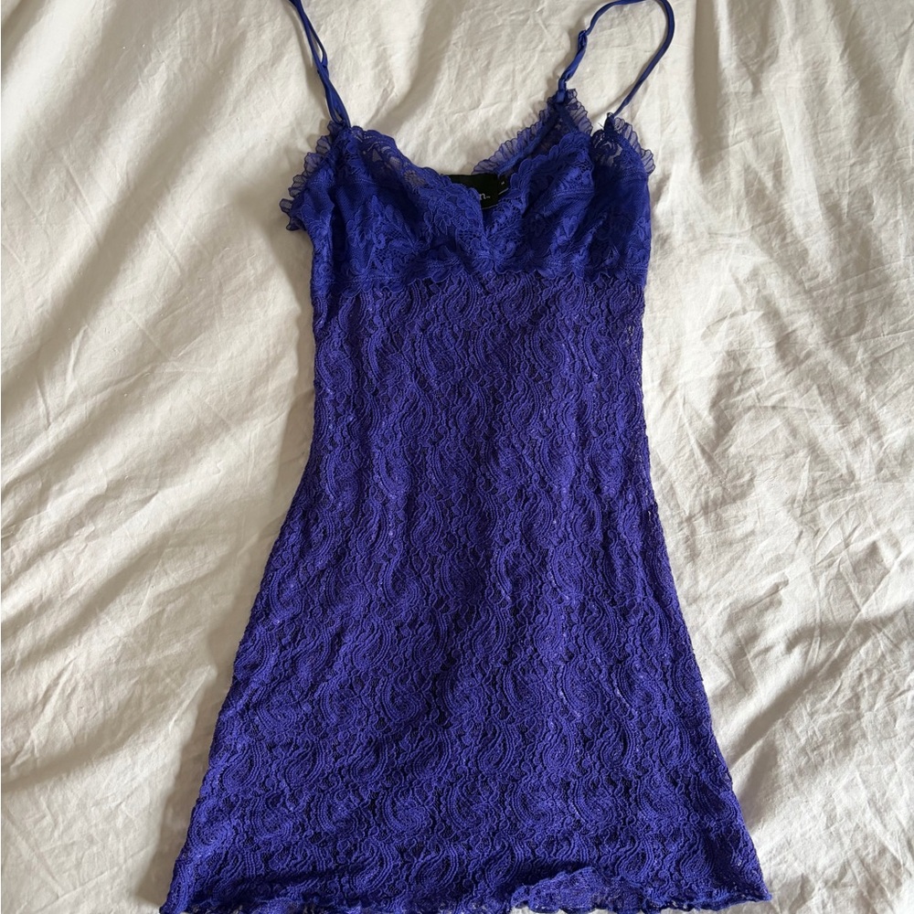 Realisation Par Royal Blue Lace Slip